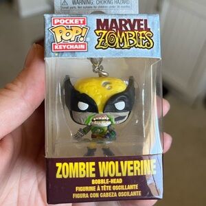 NIB✨ Funko Marvel Zombies Wolverine Pocket Pop Bobblehead Keychain